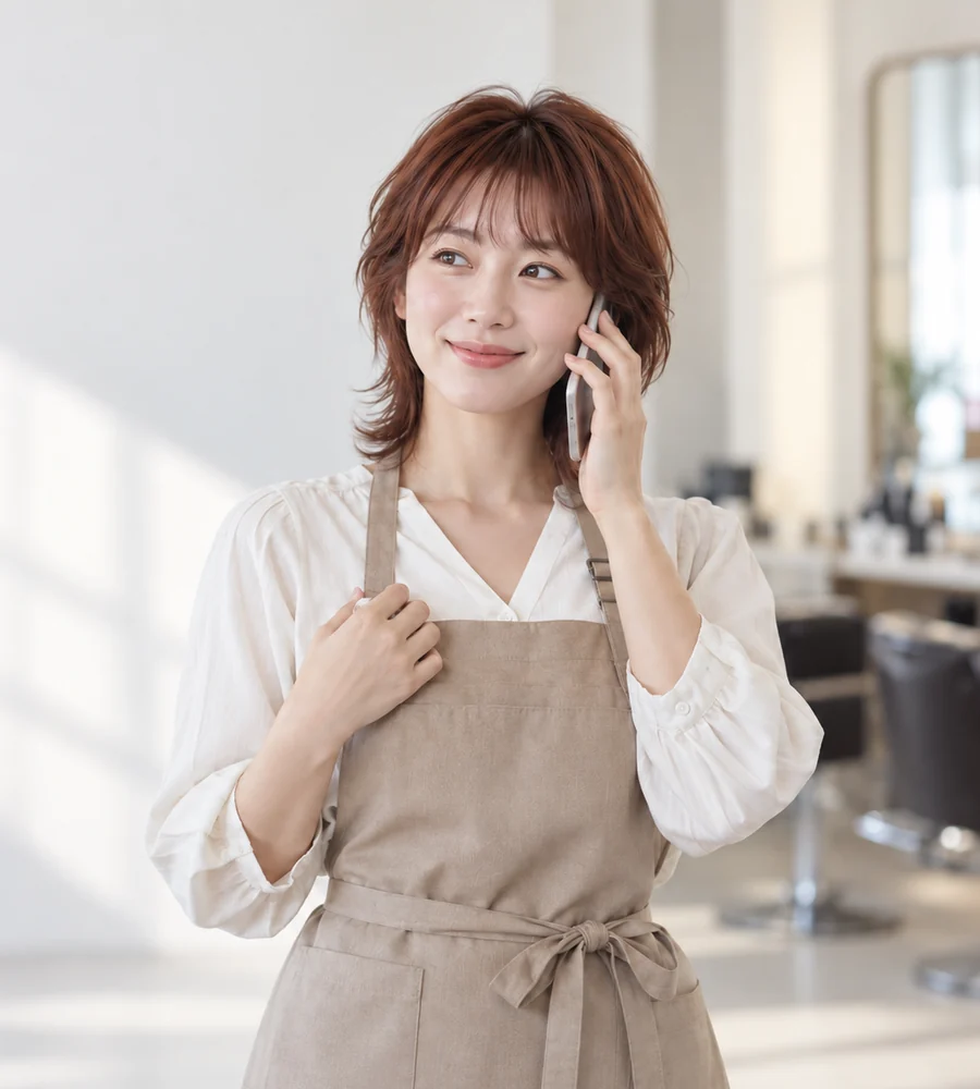 양산 개인돈 대출 상담을 휴대전화로 안내받는 고객